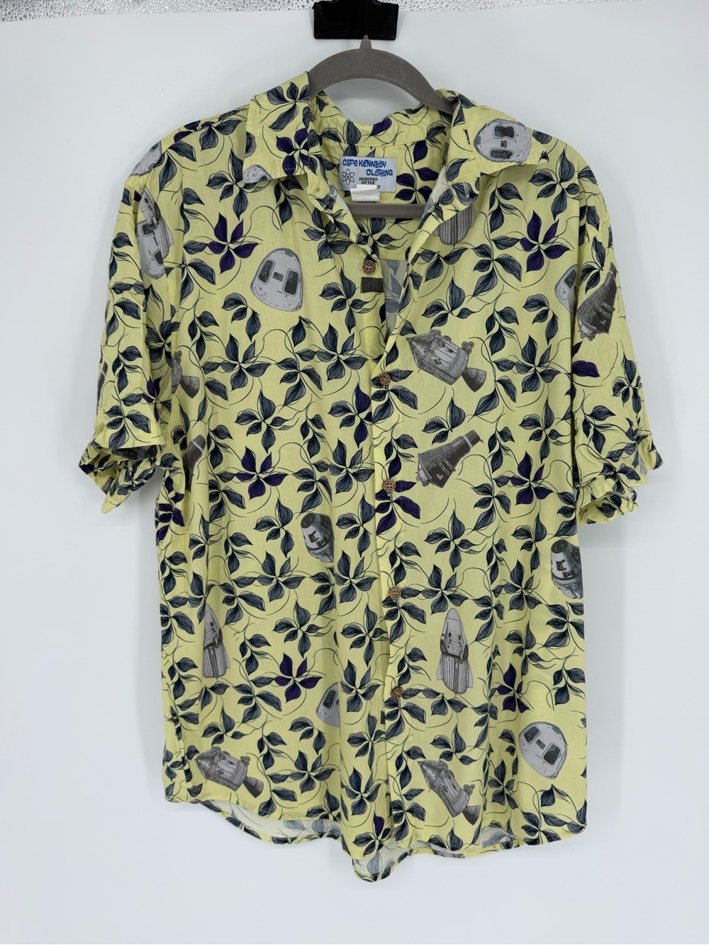 NASA Cape Kennedy Space size XL button down